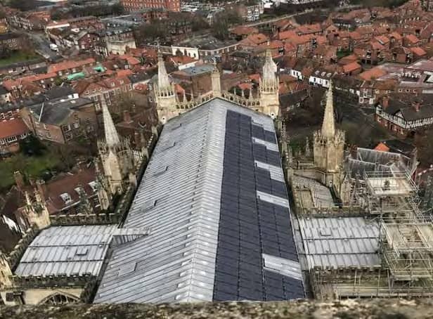 View from Central Tower of York Minster.