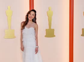 HOLLYWOOD, CA - MARCH 12: Michelle Yeoh attends the 95th Academy Awards at the Dolby Theatre on March 12, 2023 in Hollywood, California. (Allen J. Schaben / Los Angeles Times via Getty Images)