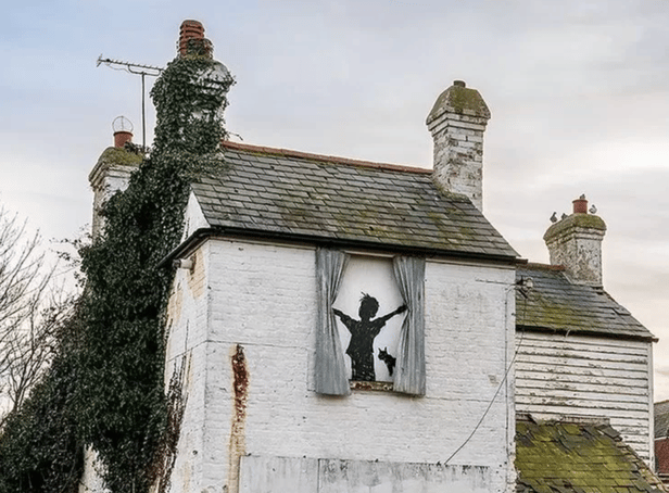 The new Banksy mural has been given the title Morning is Broken - Credit: Banksy / Instagram