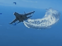 The US military has released dramatic footage of a Russian jet crashing into one of its drones over the Black Sea, after the Kremlin's denial that its SU-27 clipped the propeller of the drone