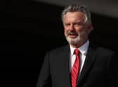 Sam Neill attends the state memorial service for the late former Australian prime minister Bob Hawke