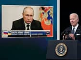 President Joe Biden has welcomed the arrest warrant issued for Russian President Vladimir Putin (Photo: Getty) 