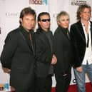 (L to R) Roger Taylor, Andy Taylor, Nick Rhodes, John Taylor and Simon Le Bon of Duran Duran in 2005