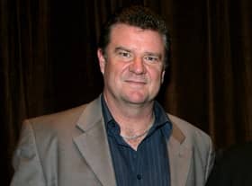 Actor Peter Hardy poses for a photo at the launch of 'Mamma Mia!' at Doltone House on July 21, 2009 in Sydney, Australia