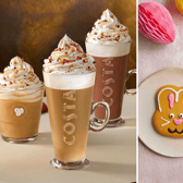 Costa has released its range of chocolatey drinks in time for Easter - but you need to be quick 