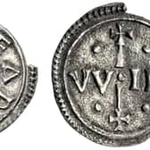 Silver halfpenny found by metal detectorist in Hampshire dating from the reign of Eadgar in about 959 AD 