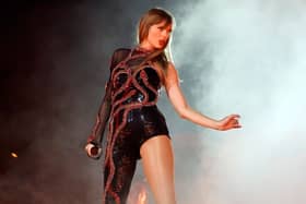  Taylor Swift performs onstage for the opening night of "Taylor Swift |