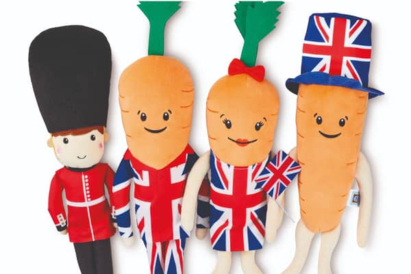 Aldi Kevin the Carrot limited edition range for Queen's Platinum Jubilee