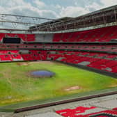 How Wembley Stadium would look with grassroots funding (photo: Greene King)