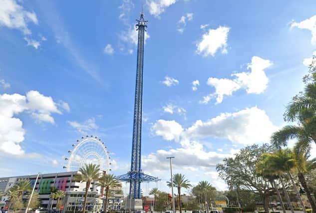The Free Fall attraction is 430 feet high and the tallest drop ride in the world (Photo: Google Maps)