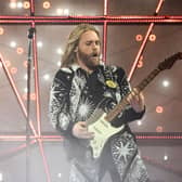 Singer Sam Ryder performs on behalf of the UK during the final of the Eurovision Song contest 2022. The singer is set to perform as a guest act in Liverpool in May.