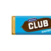 The iconic Club biscuit has been given a salted caramel twist (Photo: McVitie’s)