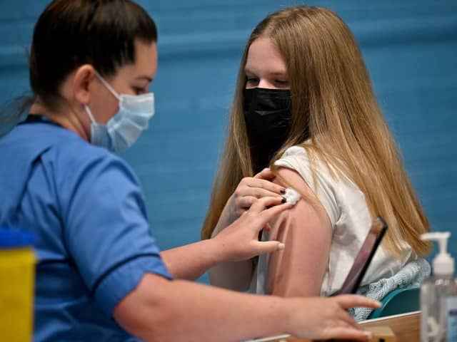 Around 40,000 teenagers in England will be eligible for their top-up dose from Monday (Photo: Getty Images)