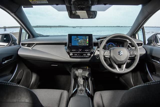 The Swace's interior is simple but user-friendly (Photo: Suzuki)
