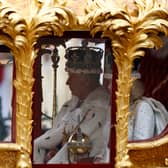 Watch the moment King Charles was crowned on the throne at London’s Westminster Abbey 