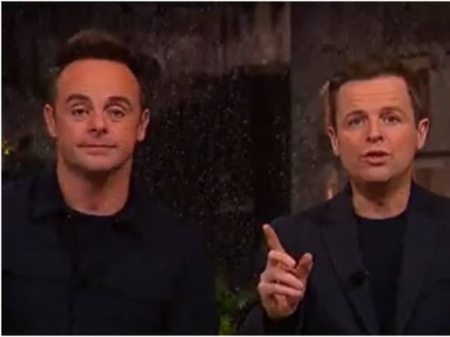 I’m A Celebrity hosts Ant and Dec continued their tradition of mocking the Prime Minister (ITV / I'm A Celeb)