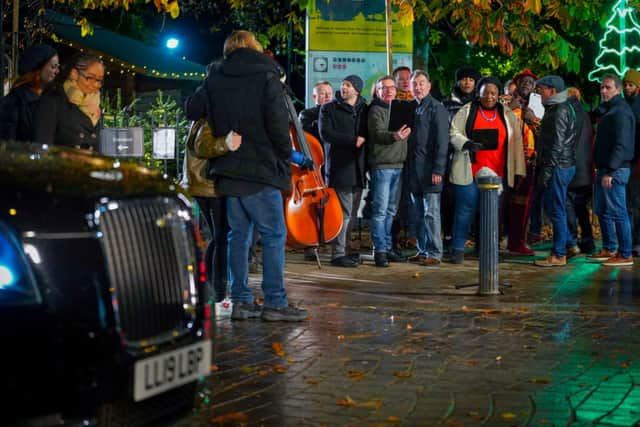 CABBIE CHOIR: An amateur choir of black cab drivers are united by multi-mobility app FREE NOW to raise funds for The London Taxi Drivers' Charity for Children, as new research reveals that 61% of Brits believe that carols are a crucial part of Christmas and need to be cherished. To donate, text CHOIR £5, £10 or £20 to 70580.