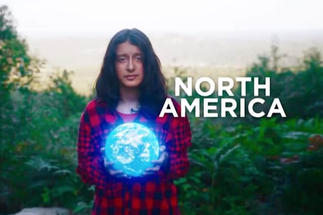 NORTH AMERICA- Sophia, aged 15, from Canada: "Our future is in your hands.