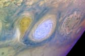 ‘If your telescope is really good, perhaps you’ll even make out the swirling clouds of Jupiter’s upper atmosphere’ (Photo: JPL/NASA/Getty Images