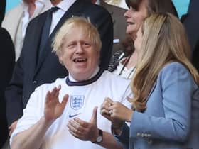 Prime Minister Boris Johnson has praised England manager Gareth Southgate for doing an “absolutely outstanding job” after the squad won 2-1 against Denmark in the Euro 2020 semi-finals (Photo: CARL RECINE/POOL/AFP via Getty Images)