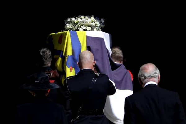 The nation fell silent in memory of the Duke of Edinburgh as his funeral marking a life of service, devotion and duty began