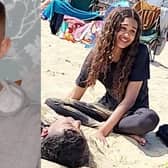 Joe Abbess, 17, and Sunnah Khan, 12, died after getting into difficulty in the water off Bournemouth beach (Photo: Dorset Police / Stephanie Williams / Twitter)