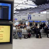 Strike action by French air traffic control staff are expected to impact flights. (Photo credit should read FRED DUFOUR/AFP via Getty Images)