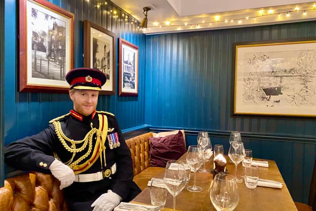 Rhys Whittock the prince harry lookalike dressed up.