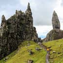 A trail towards The Old Man of Storr during changeable weather, Trotternish peninsula, Isle of Skye, Scotland, UK (Getty Images)