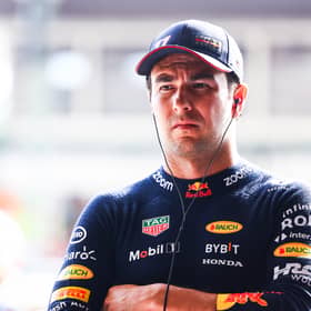 Sergio Perez has crashed during his first lap of practice at the Hungarian Grand Prix