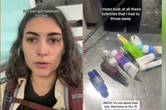 Chloe Jade Meltzer was transferring through London’s Heathrow Airport when she said she experienced the “brutal” rules of the country’s airport security.