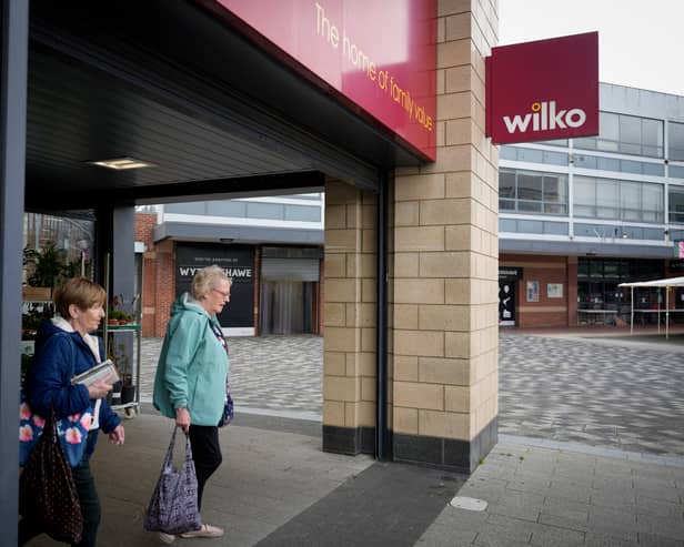 A general view of the Wythenshawe branch of Wilko on August 04, 2023 in Manchester, United Kingdom. The privately-owned company has filed a notice of intention to appoint administrators after it failed to find emergency investment.