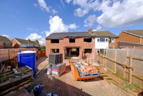 The home in Sandringham Avenue in Walsall which was built without planning permission - and must now be torn down Picture: SWNS