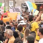 Canary Islands protest over mass tourism.