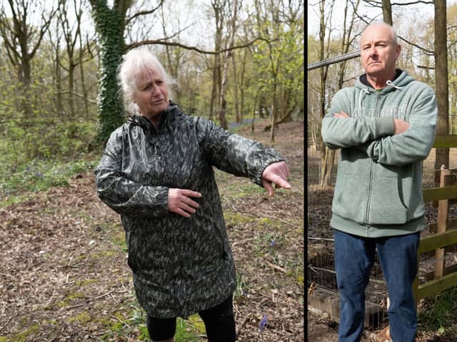 A bitter neighbour boundary dispute has been settled in court - after raging for decades. Angela Coupe, 70, and Ian Revell, 66