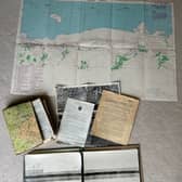 Maps and planning documents detailing top-secret plans were donated to House on the Hill museum. 