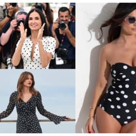 Demi Moore is a fan of polka dots and wore them to the Cannes Film Festival and M&S have a great selection of fashion items and homeware for you to choose from
