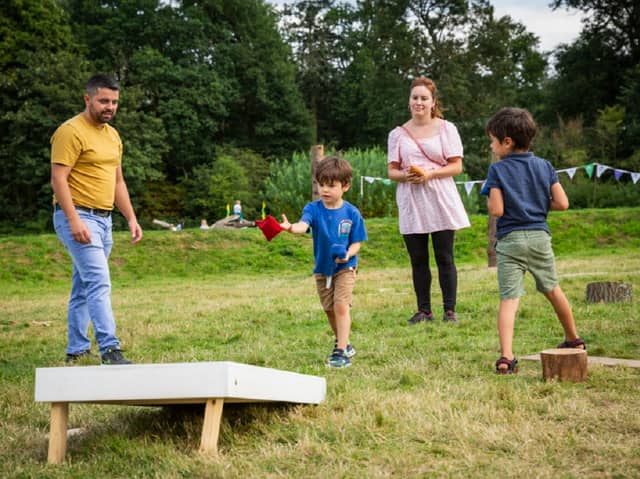 Families enjoying 'Summer of Play' activities at National Trust's Attingham Park, Shropshire. Picture: National Trust Images/James Dobson