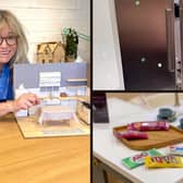 Woman makes doll’s houses with rooms costing up to £3K.