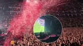  The Killers interrupted their concert to show the final moments of England's victory in the Euro 2024 semi-final. Kerry Heary / SWNS