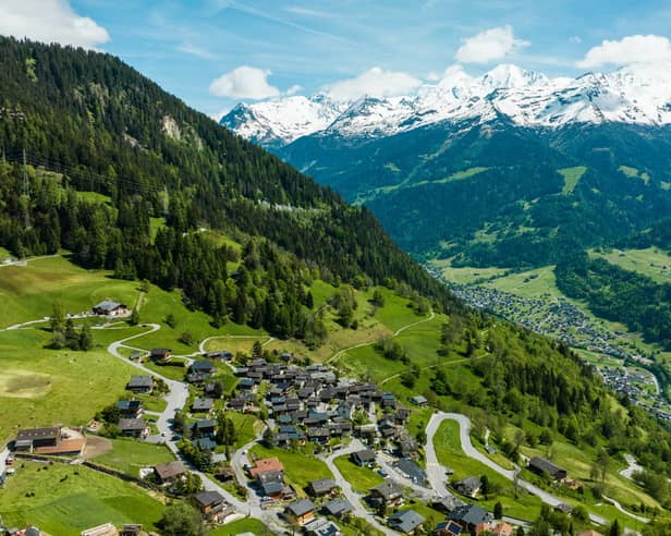 Verbier and the Val de Bagnes in the summer. Credit: Lucia Harrison/Verbier Tourisme