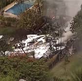 Site of passenger plane crash which killed all 61 aboard.