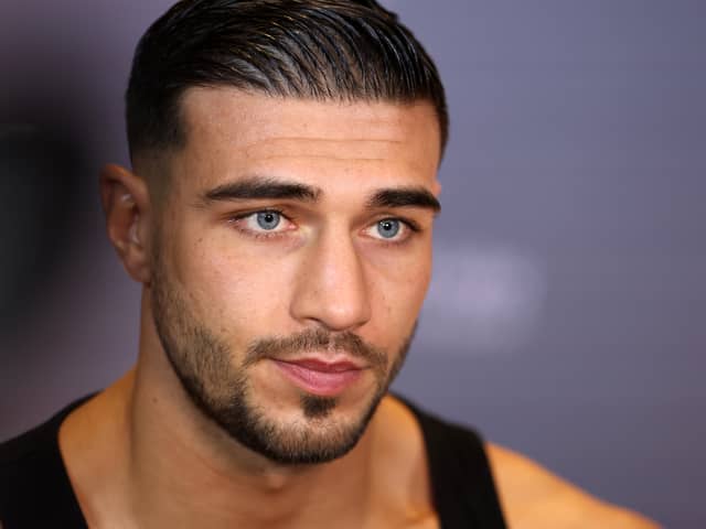 Tommy Fury has broken his silence after his shock split from fiancé Molly-Mae Hague (Photo by Getty Images)