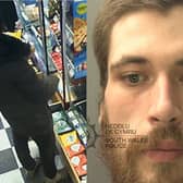 James McKernan robbed a Greggs store - threatening to stab staff.