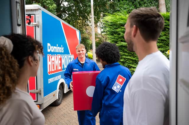 A spokesperson for Domino's said: "We know a thing or two about deliveries, which is why we’re taking the stress out of moving,” as they announce new home removal service this August