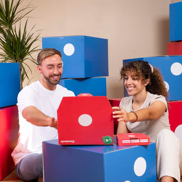 The study found a takeaway pizza is a common first meal after moving house, with 50 per cent opting for a piping hot slice