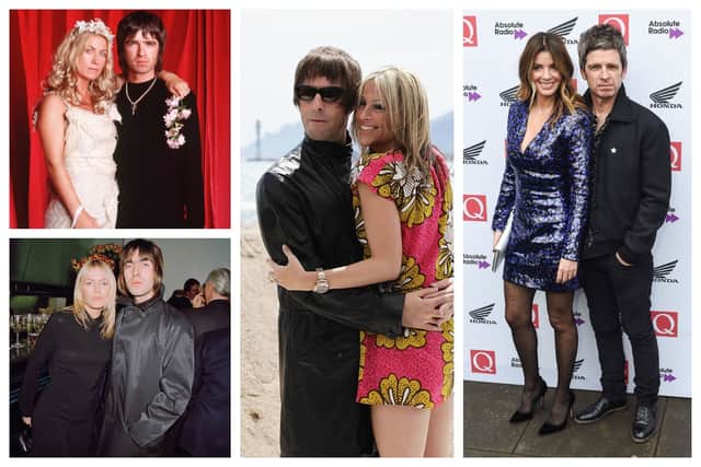 Whilst Liam Gallagher has been married to Patsy Kensit and Nicole Appleton, Noel was first married to Meg Matthews and then Sara MacDonald (Photo by Getty Images)