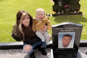 A mum who lost her partner at eight weeks pregnant says her son still asks when daddy is coming home - but she's unable to add him to his birth certificate. 