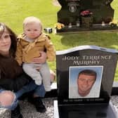 A mum who lost her partner at eight weeks pregnant says her son still asks when daddy is coming home - but she's unable to add him to his birth certificate. 
