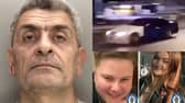 Dhiya Al-Maamoury ploughed into a crowd of people at an illegal street racing event - killing two teenagers Ben Corfield and Liberty Charris.